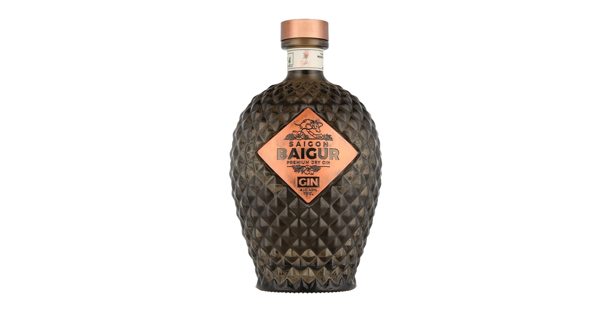 SAIGON BAIGUR Gin 43 % | gin du Viet-Nam | Heritage Whisky